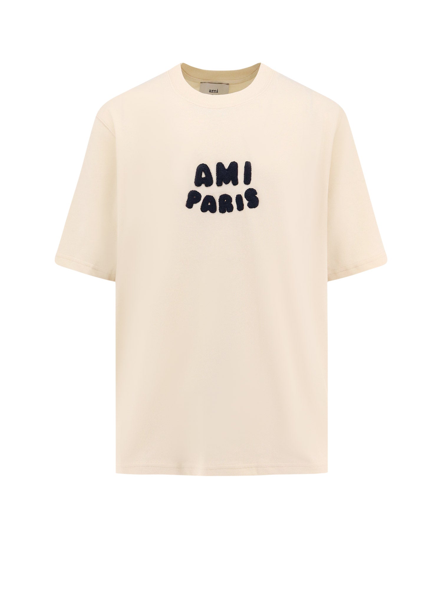 Ami Paris T-Shirts And Polos Yellow Cotone Biologico