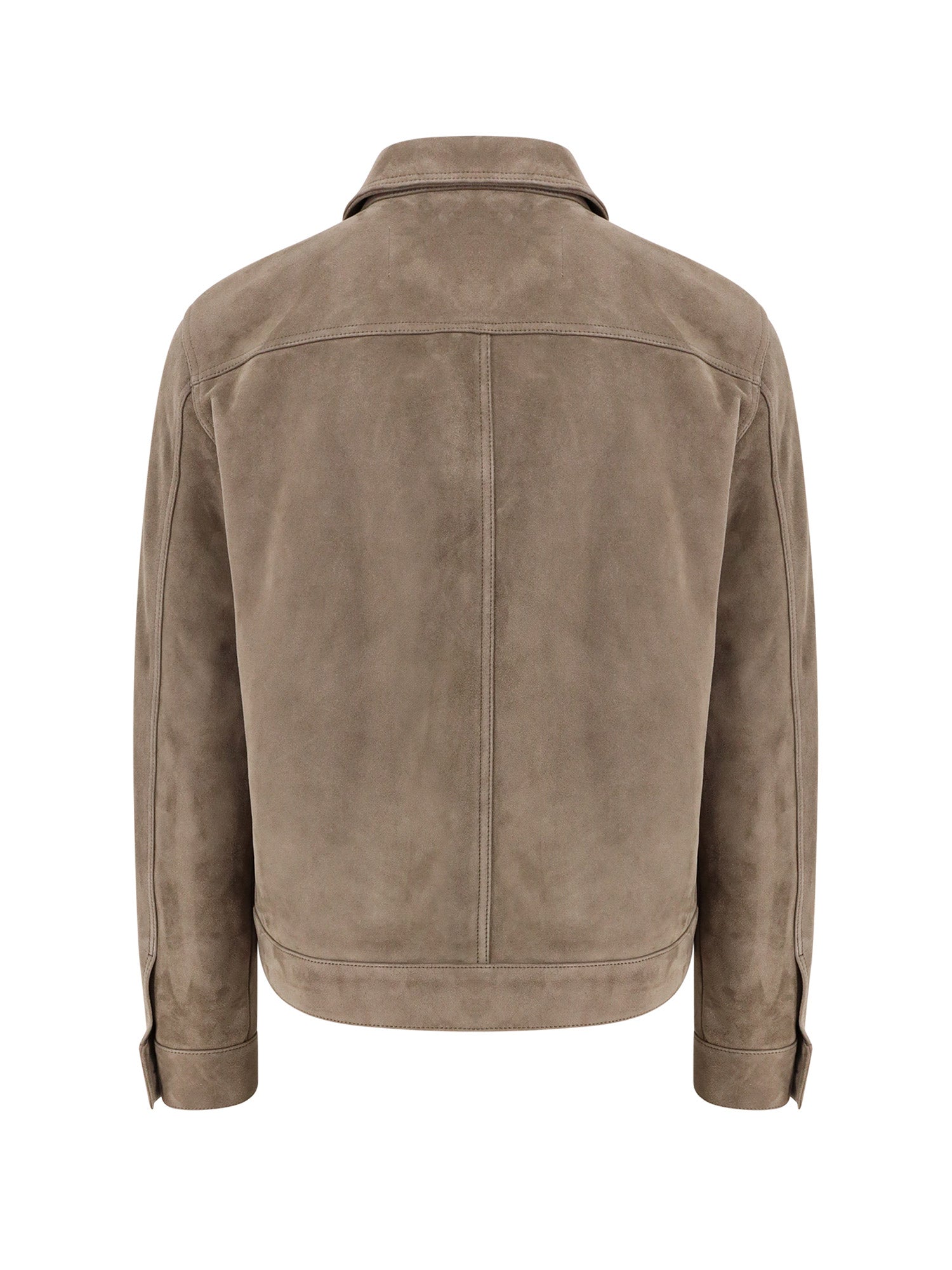 Ami Paris Jackets Grey Suede