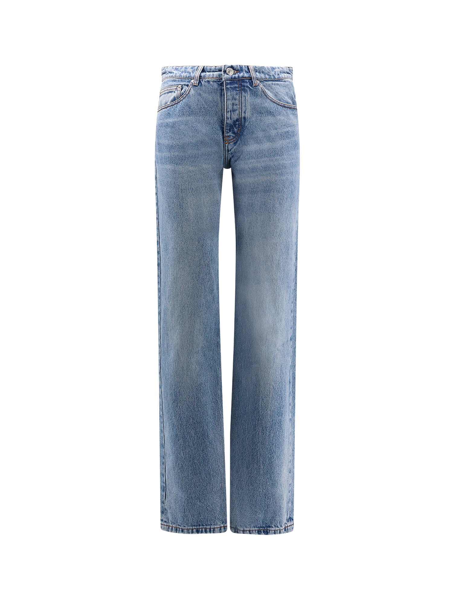 Ami Paris Jeans Blue Cotone