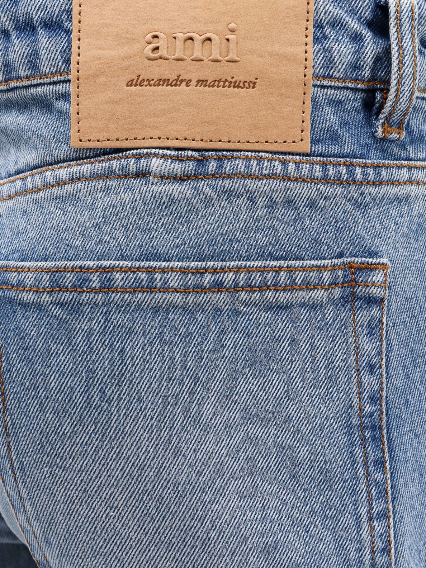 Ami Paris Jeans Blue Cotone