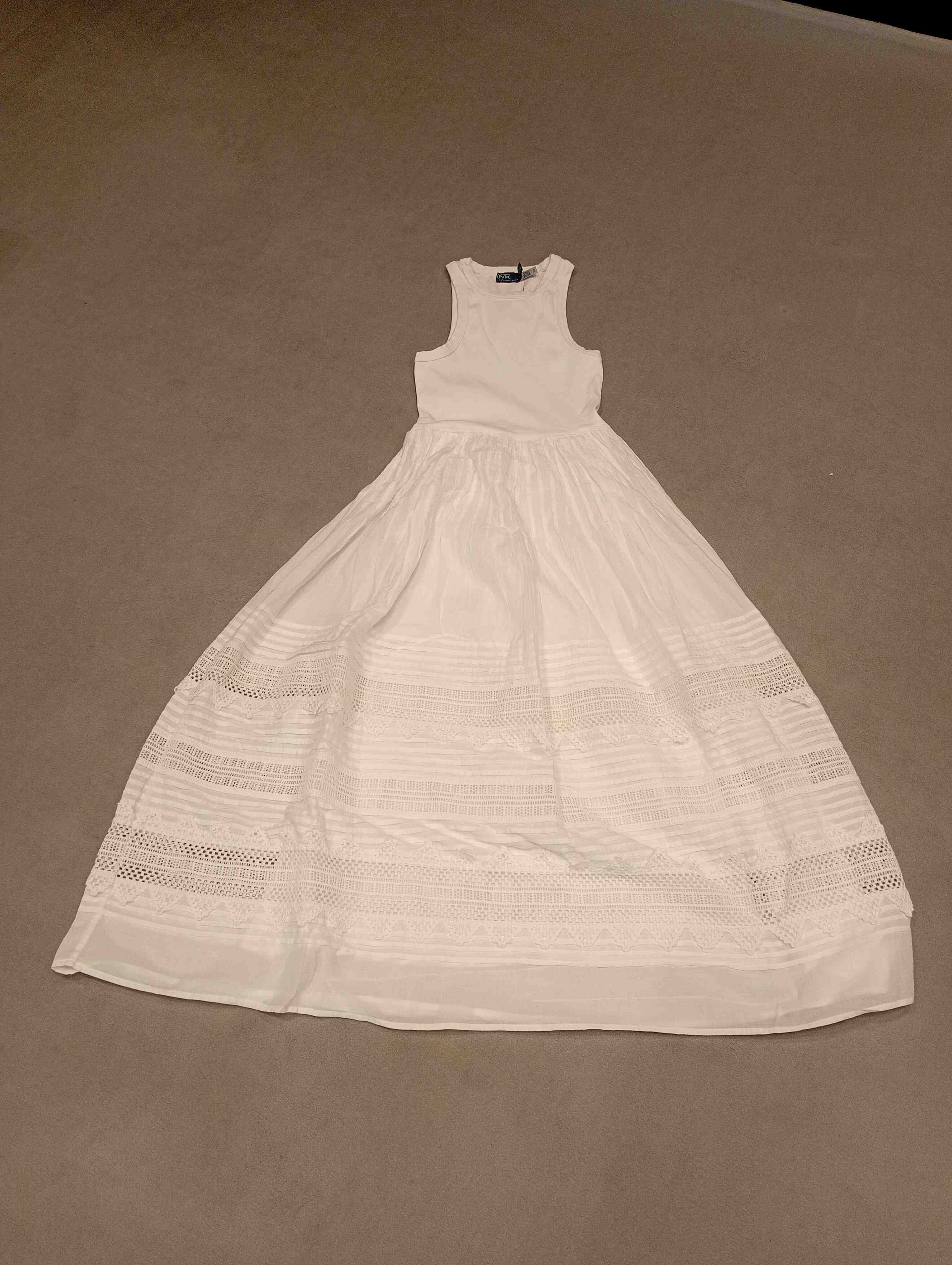 Woven Fit Flare White Dress