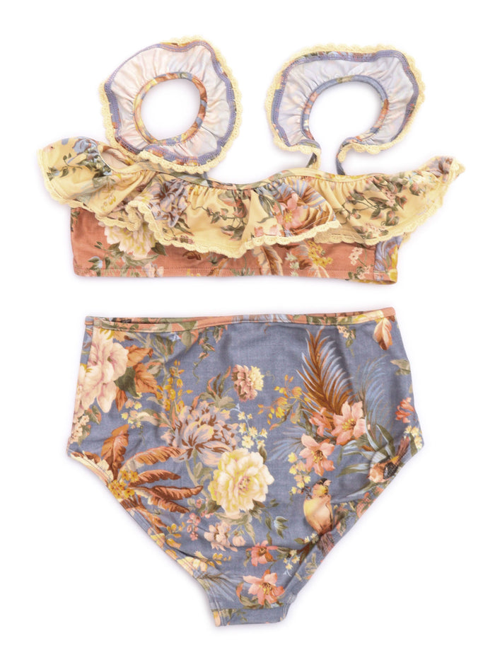 Tallow Kids Frill Bikini Multicolor Polyamide Elastane