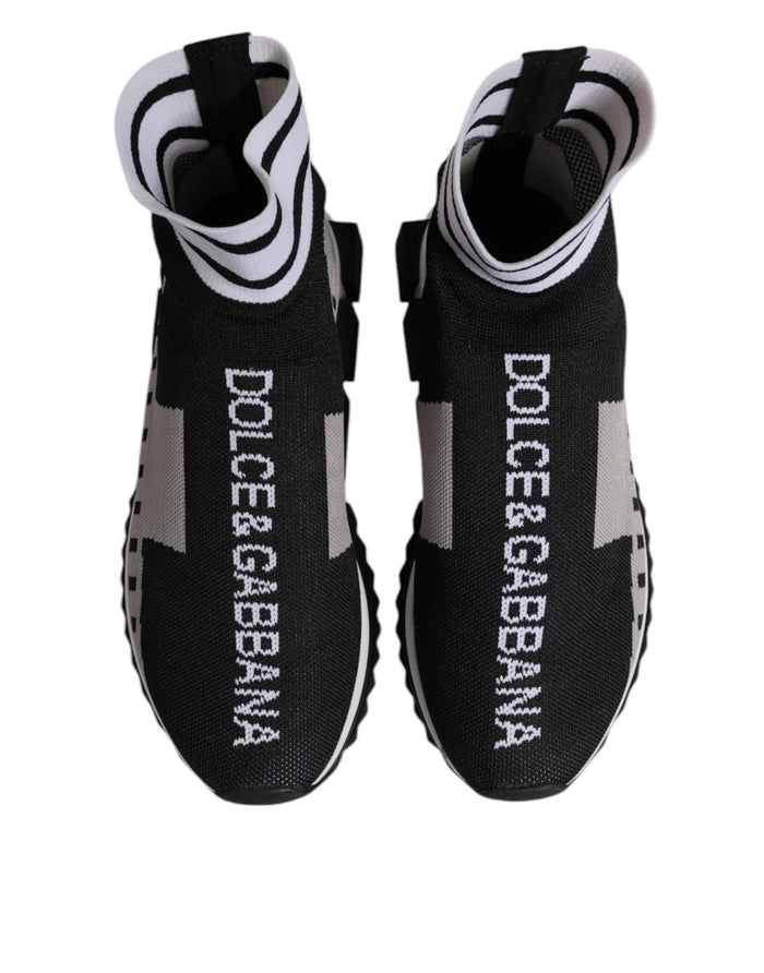 Dolce & Gabbana 80% Polyester 20% Viscose sneaker in black — view 2