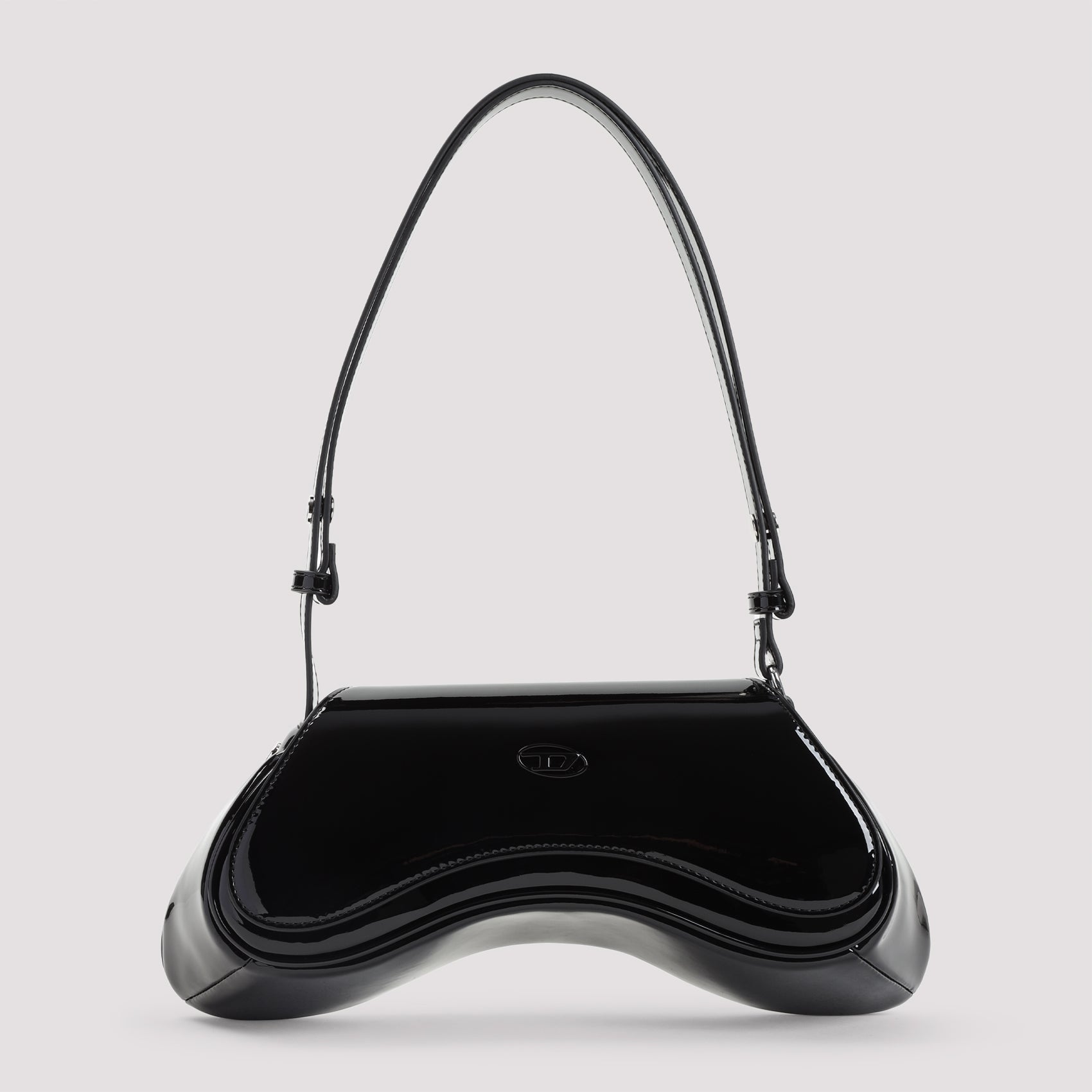 Play Shoulder Bag Black Polyurethane