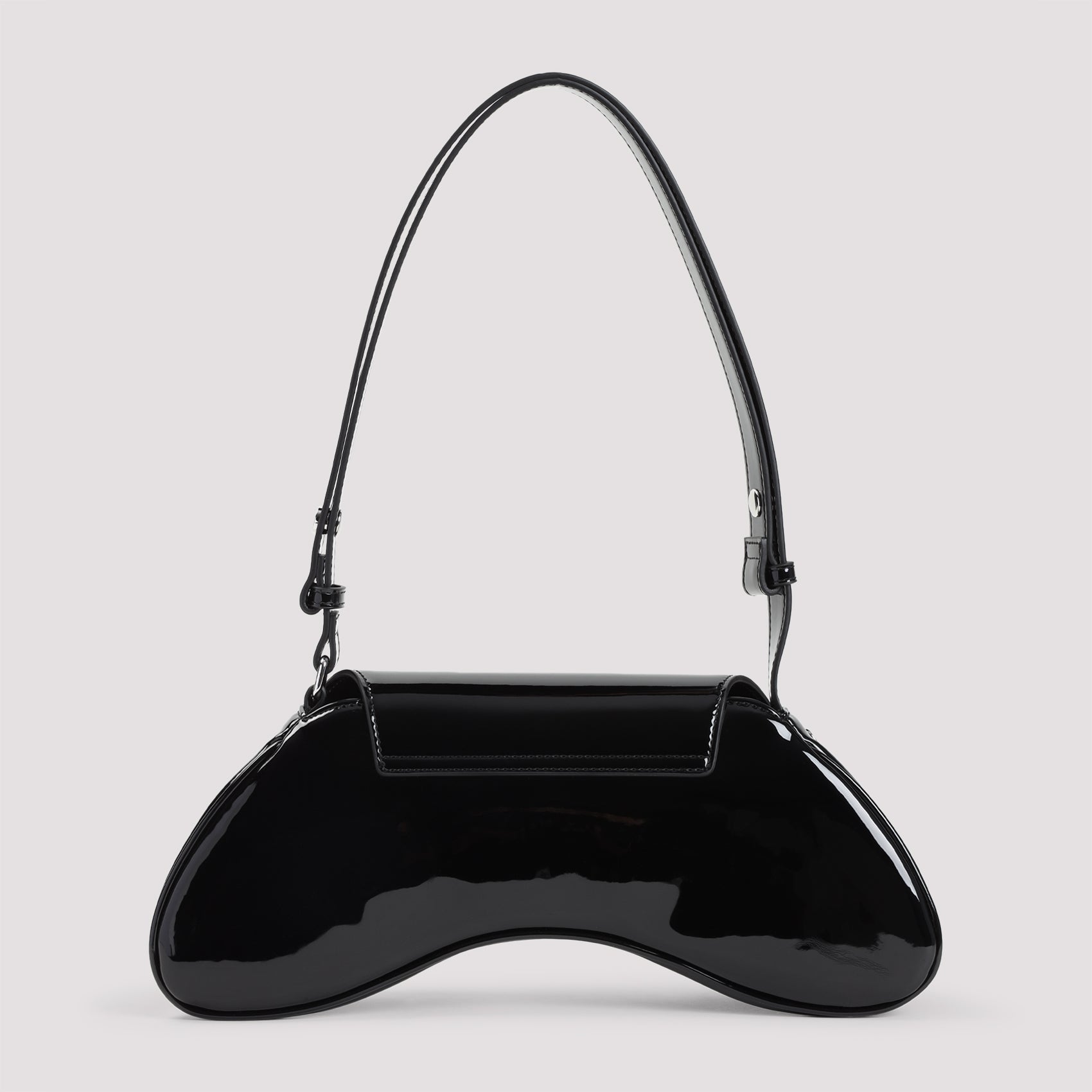 Play Shoulder Bag Black Polyurethane