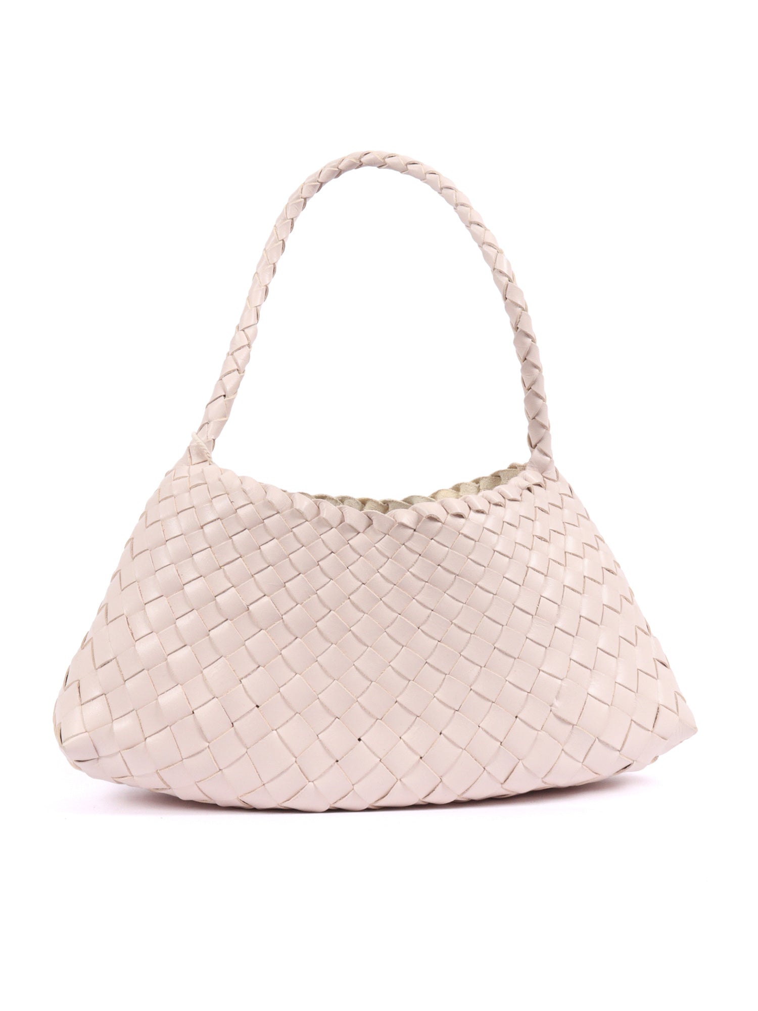 ROSANNA MINI S. CROCE Beige Calf Leather Handbag