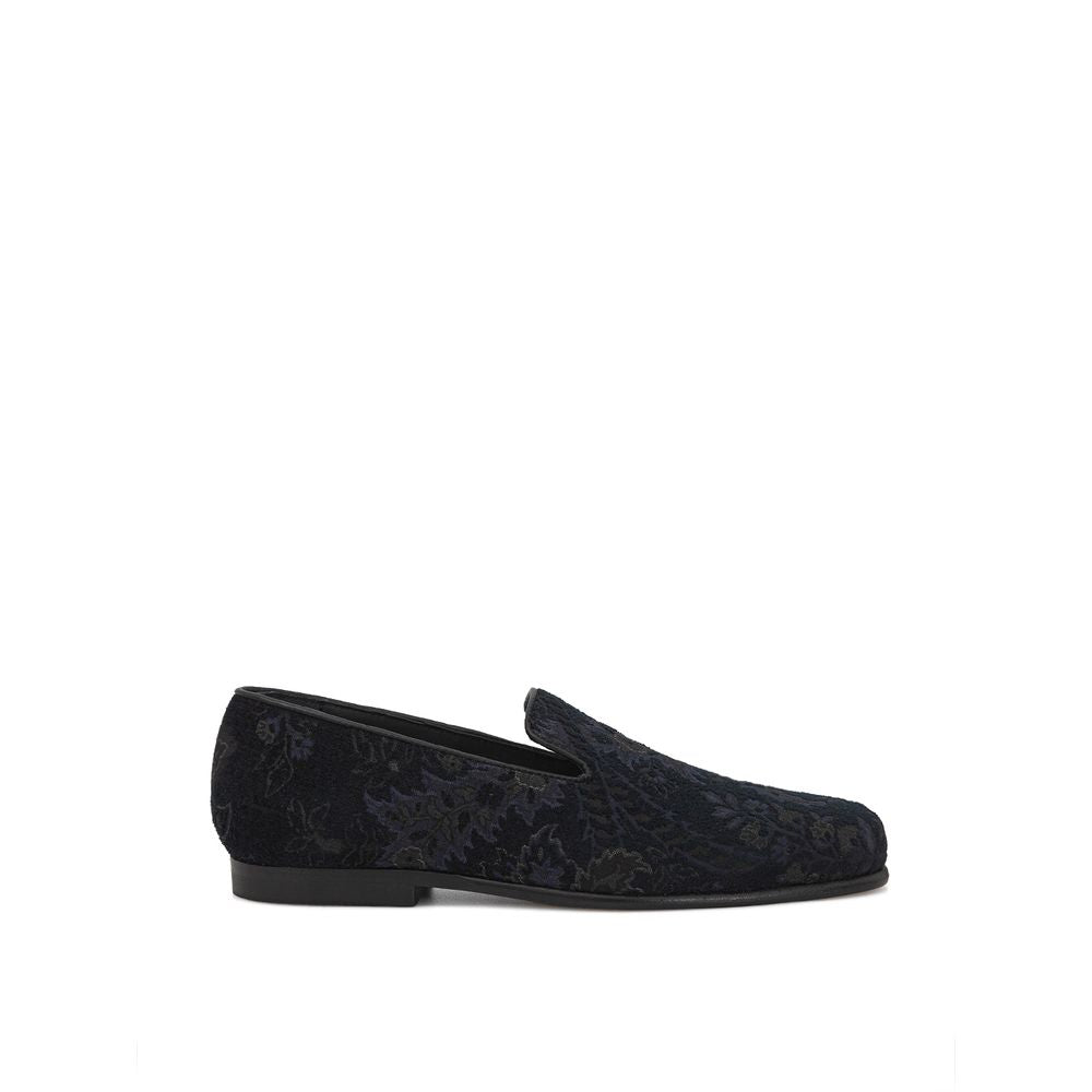 Etro 52% Viscose loafer in navy