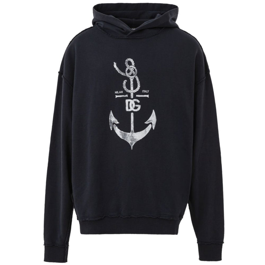 Dolce & Gabbana 100% Cotton hoodie in navy