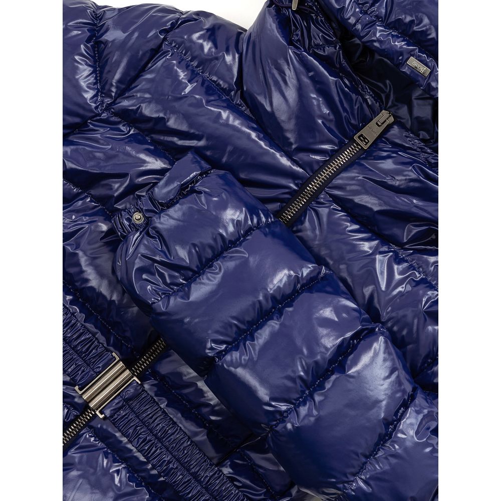 Herno 100% Polyamide; Padding: Goose Down down jacket in navy — view 4