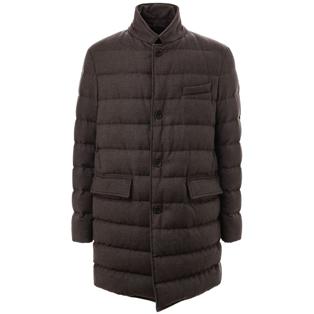 Herno 70% Wool down jacket in brown