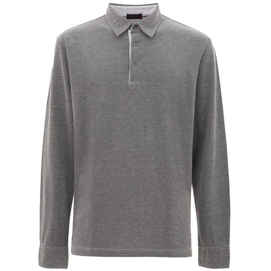 Corneliani Cotton polo in gray