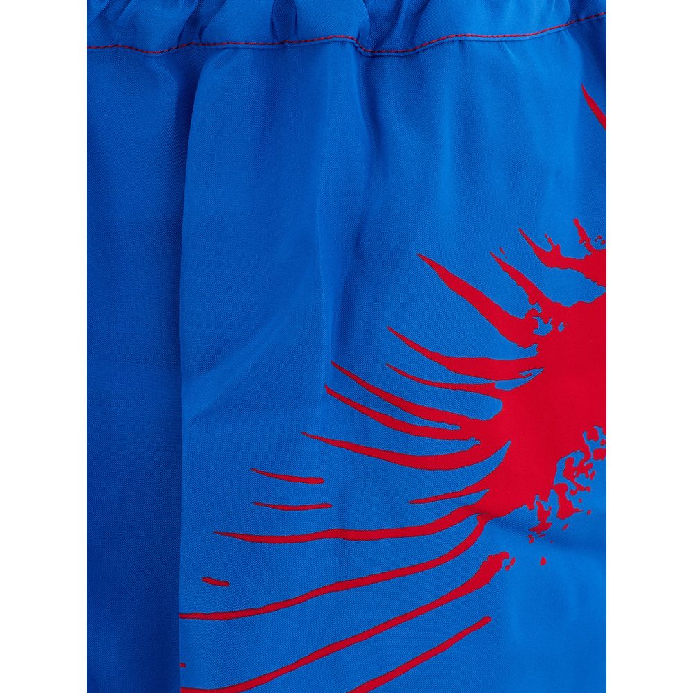 Bottega Veneta 84% Viscose shorts in blue — view 4