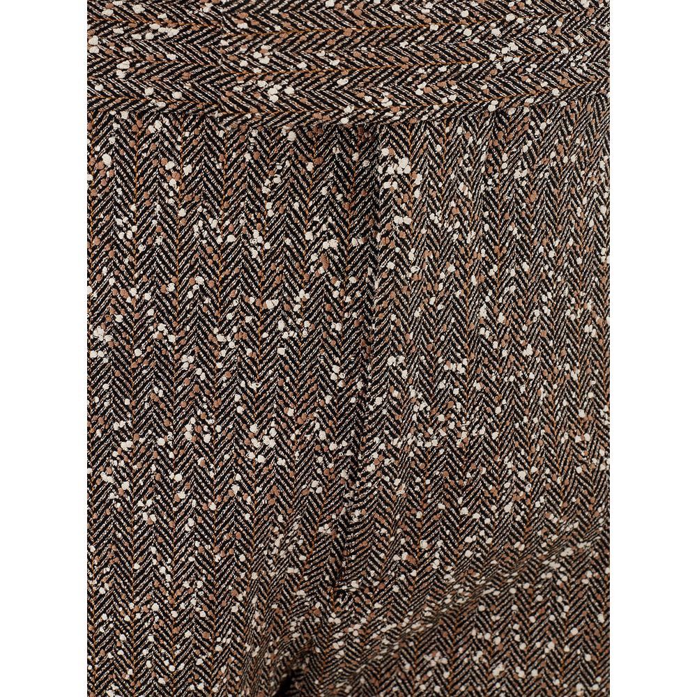 Bottega Veneta 60% Viscose trousers in brown — view 3