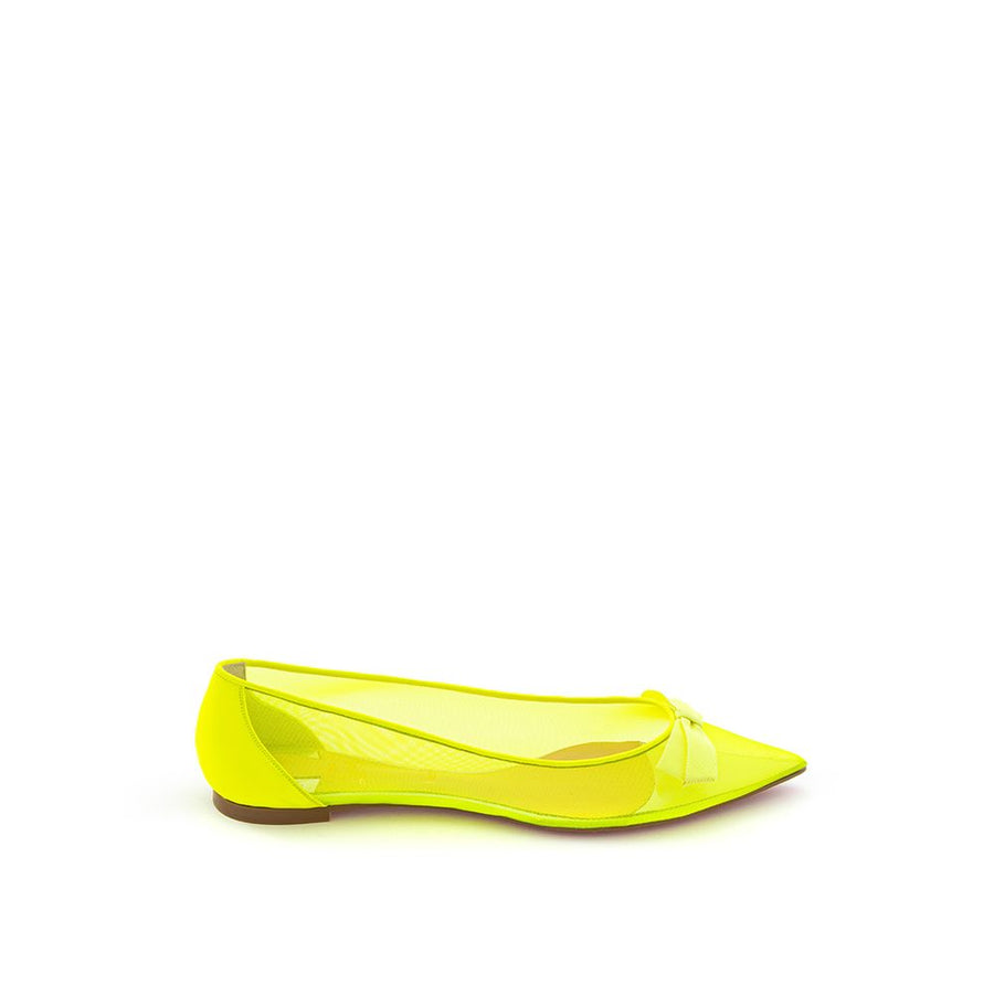 Christian Louboutin flat in yellow