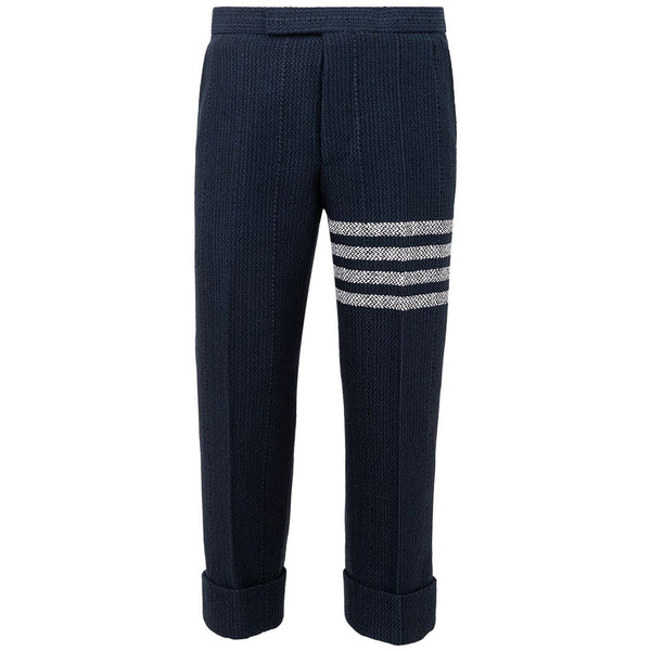 Thom Browne 42% Acrylic trousers in blue