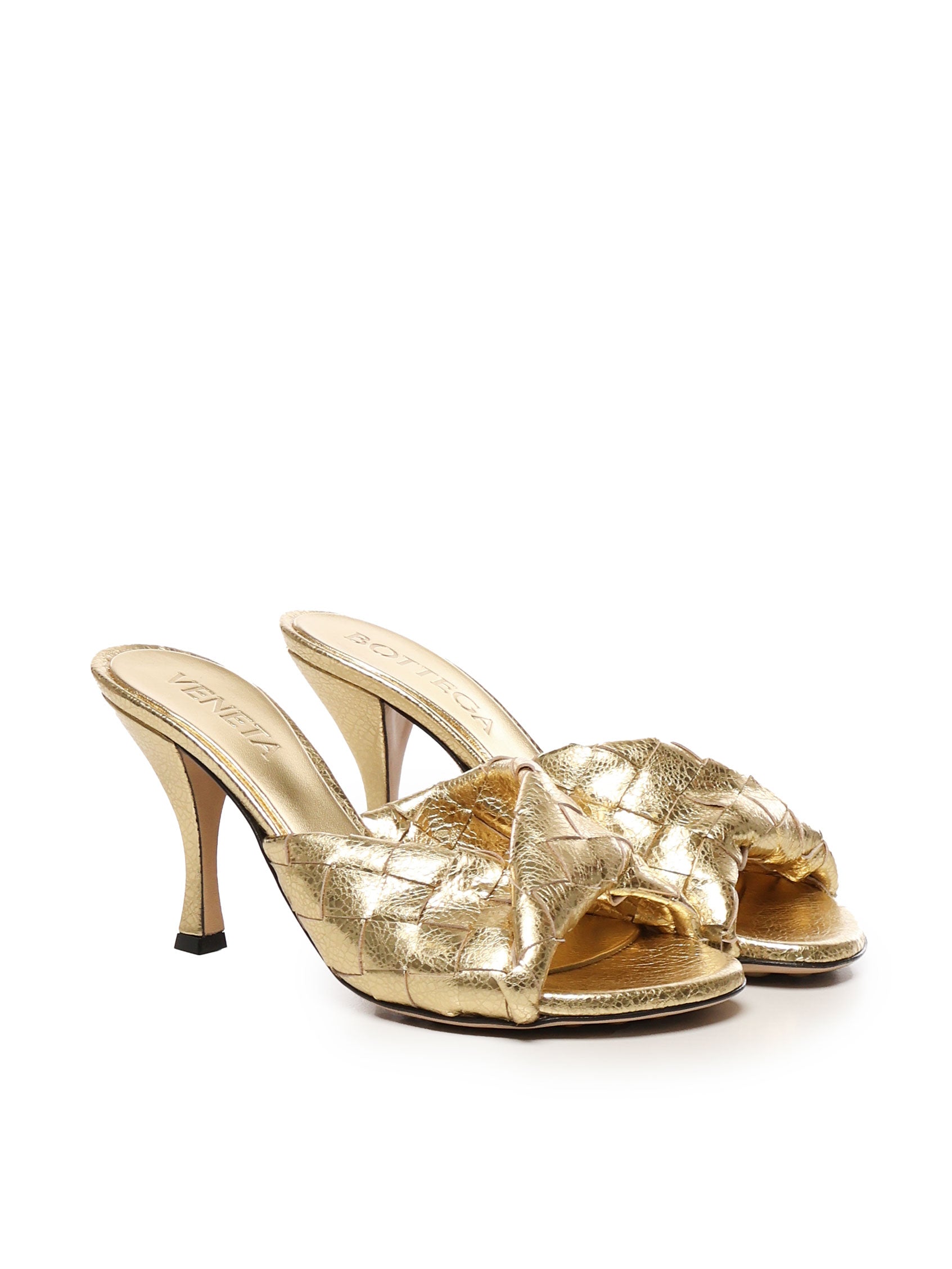 Bottega Veneta Sandals Golden Lambskin