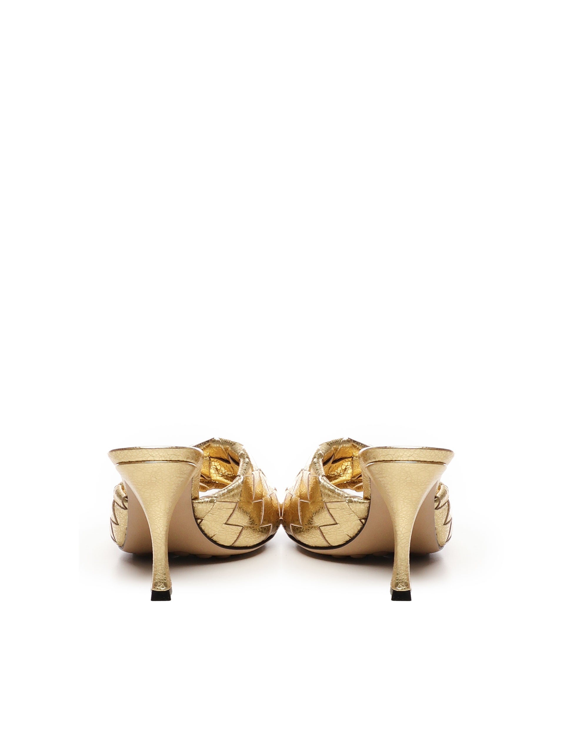 Bottega Veneta Sandals Golden Lambskin