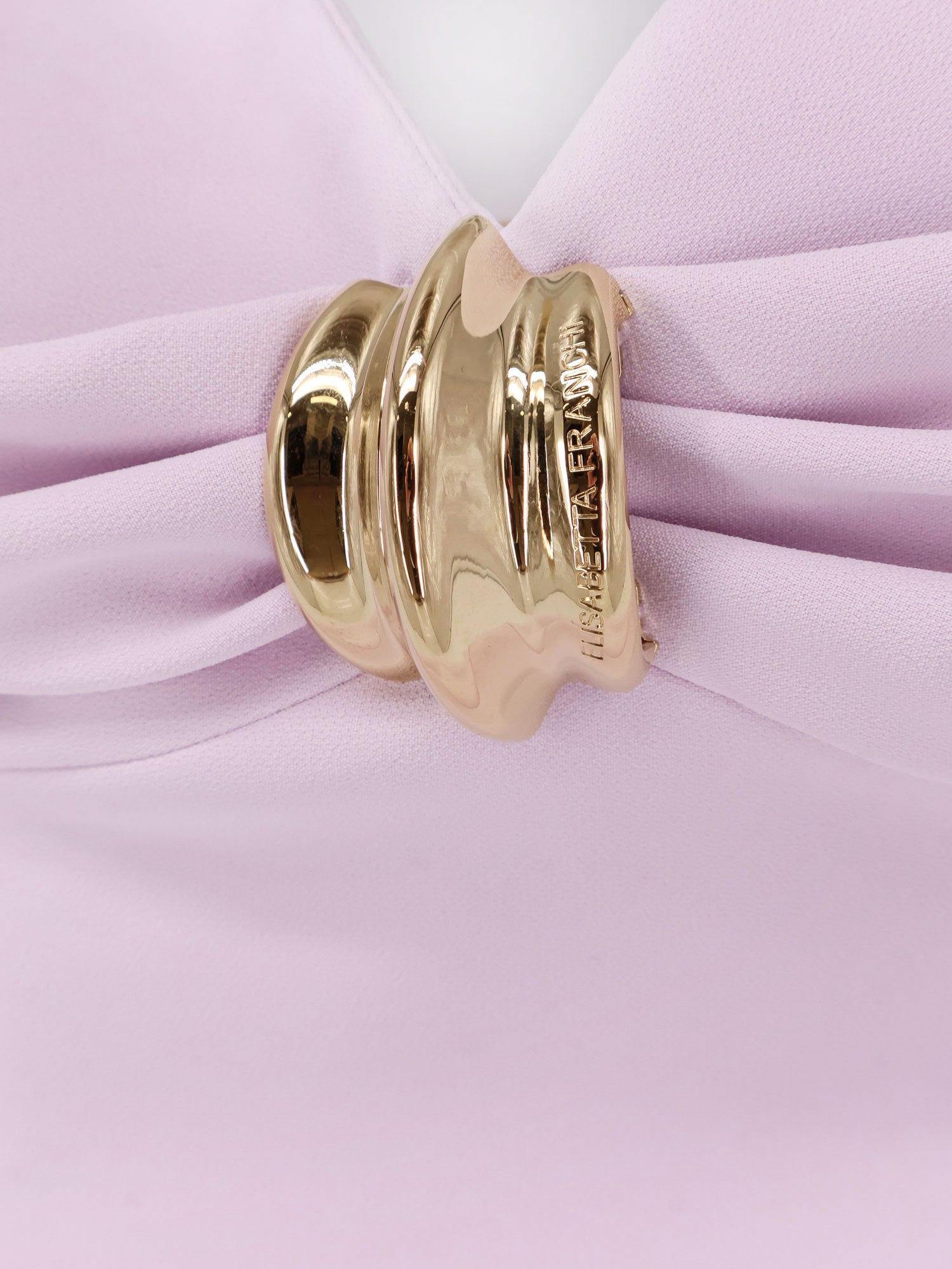 Elisabetta Franchi Dresses Pink Poliestere Elastan