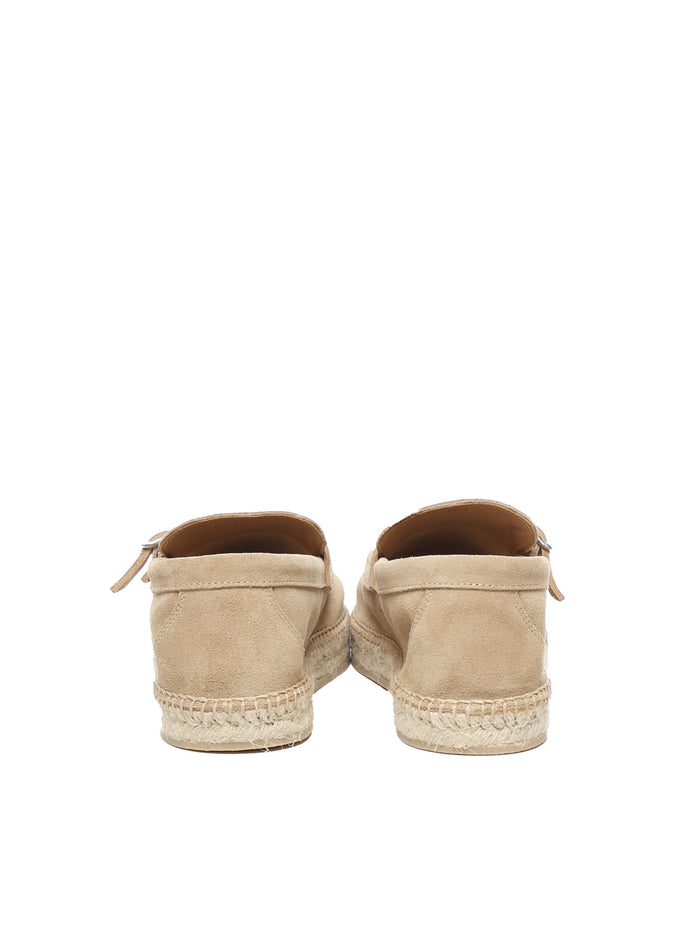 Eleventy Flat Shoes Brown Linen