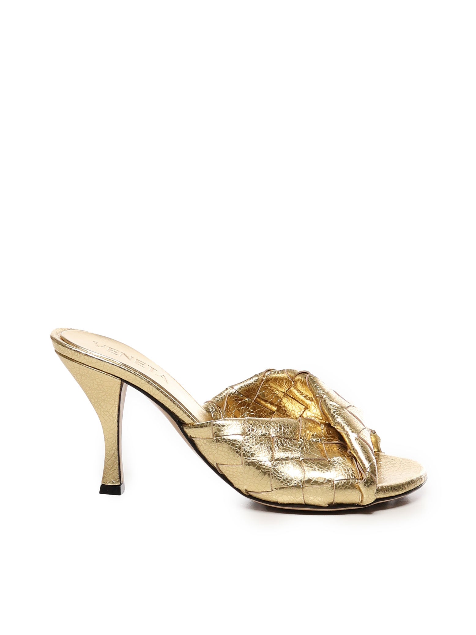 Bottega Veneta Sandals Golden Lambskin