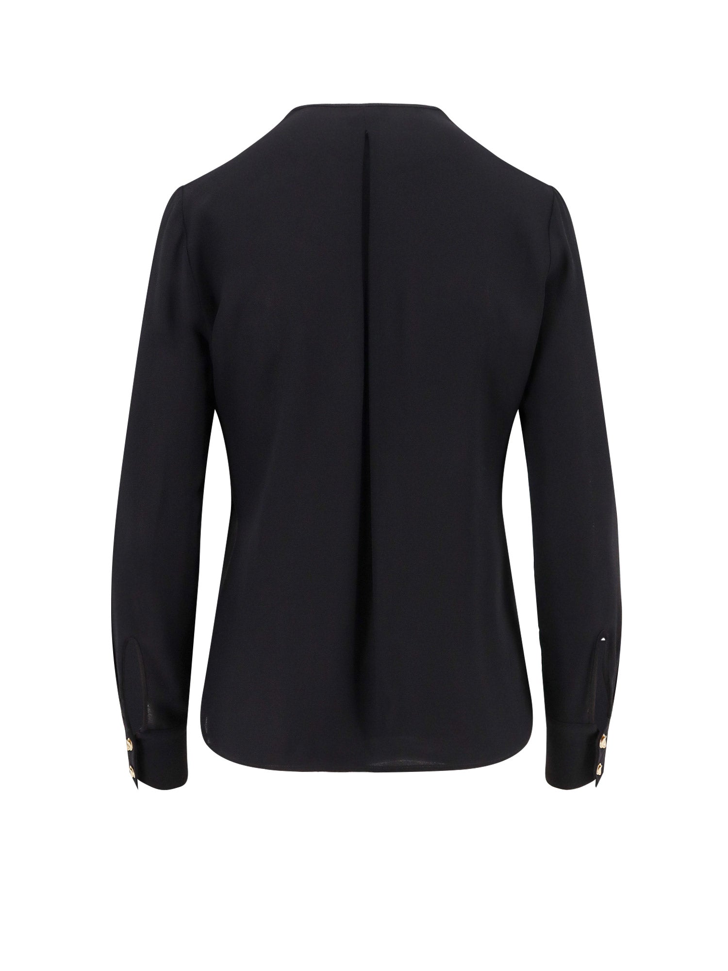 Elisabetta Franchi Shirts Black Viscosa