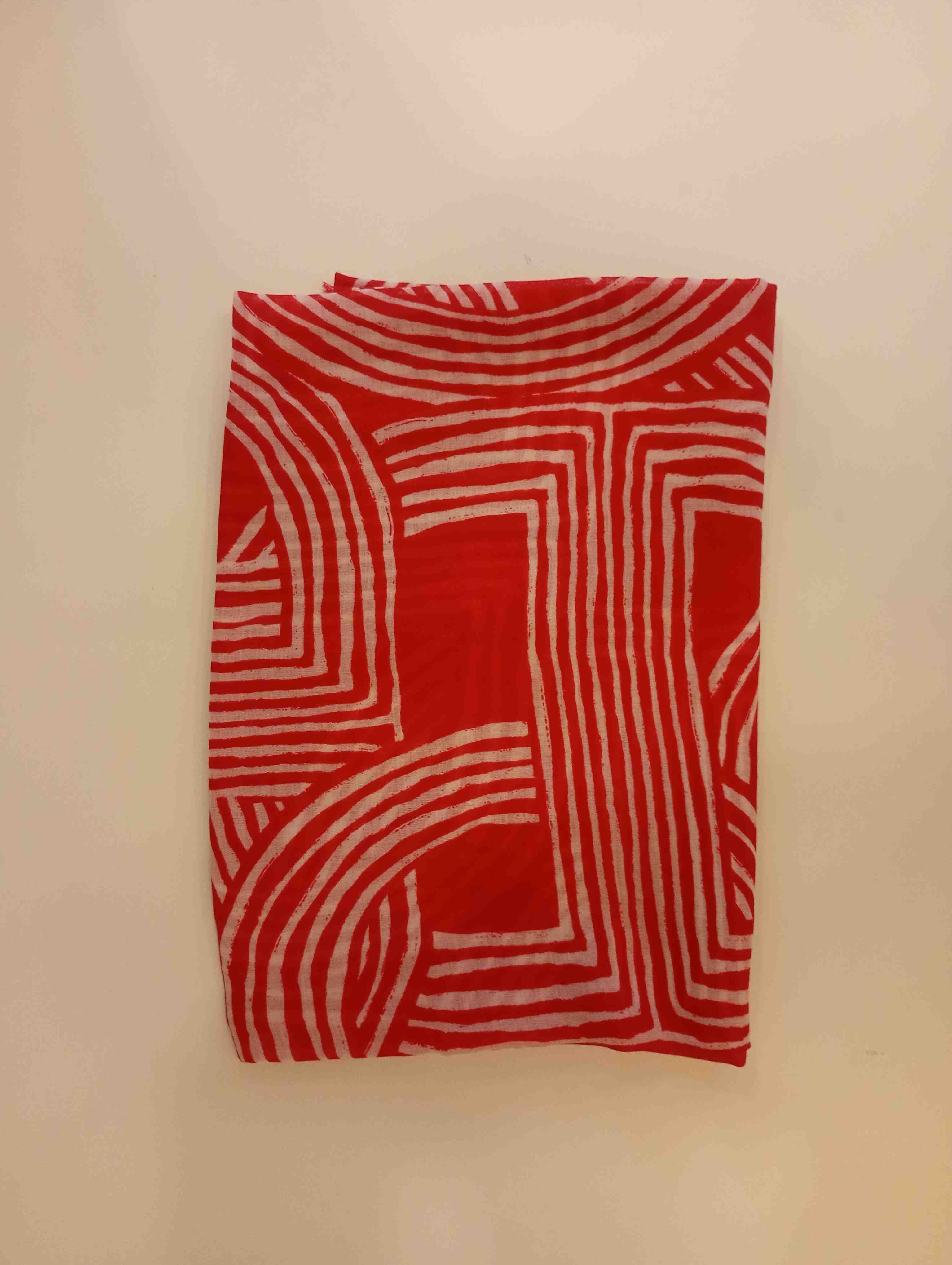 Righe Red Acetate | Scarf