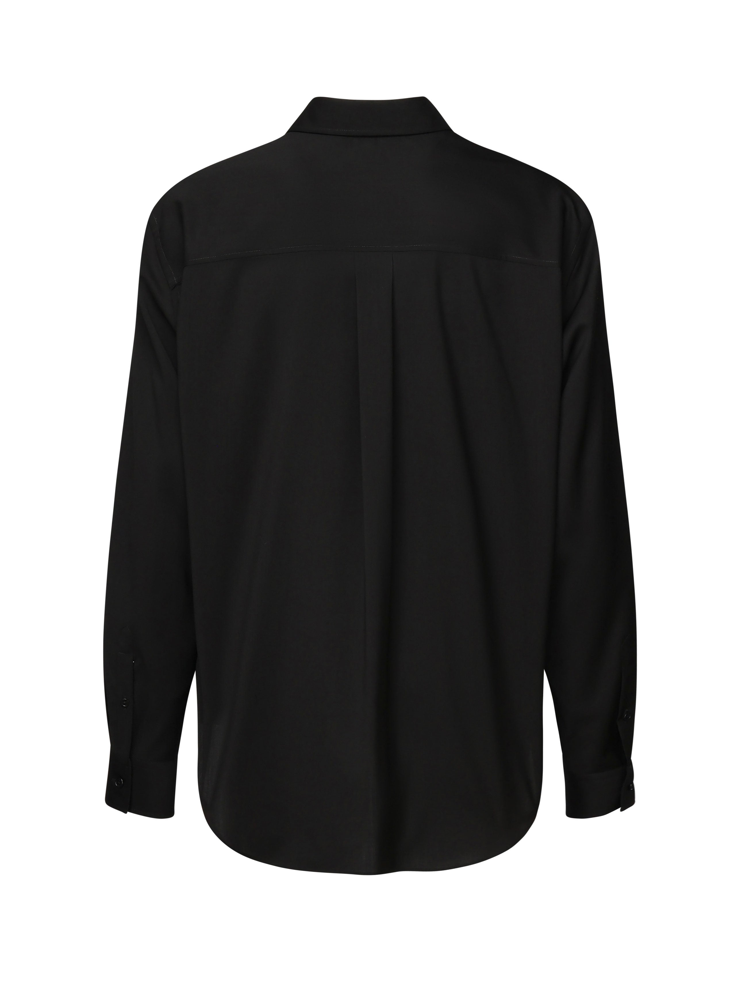 Fendi Shirts Black Wool