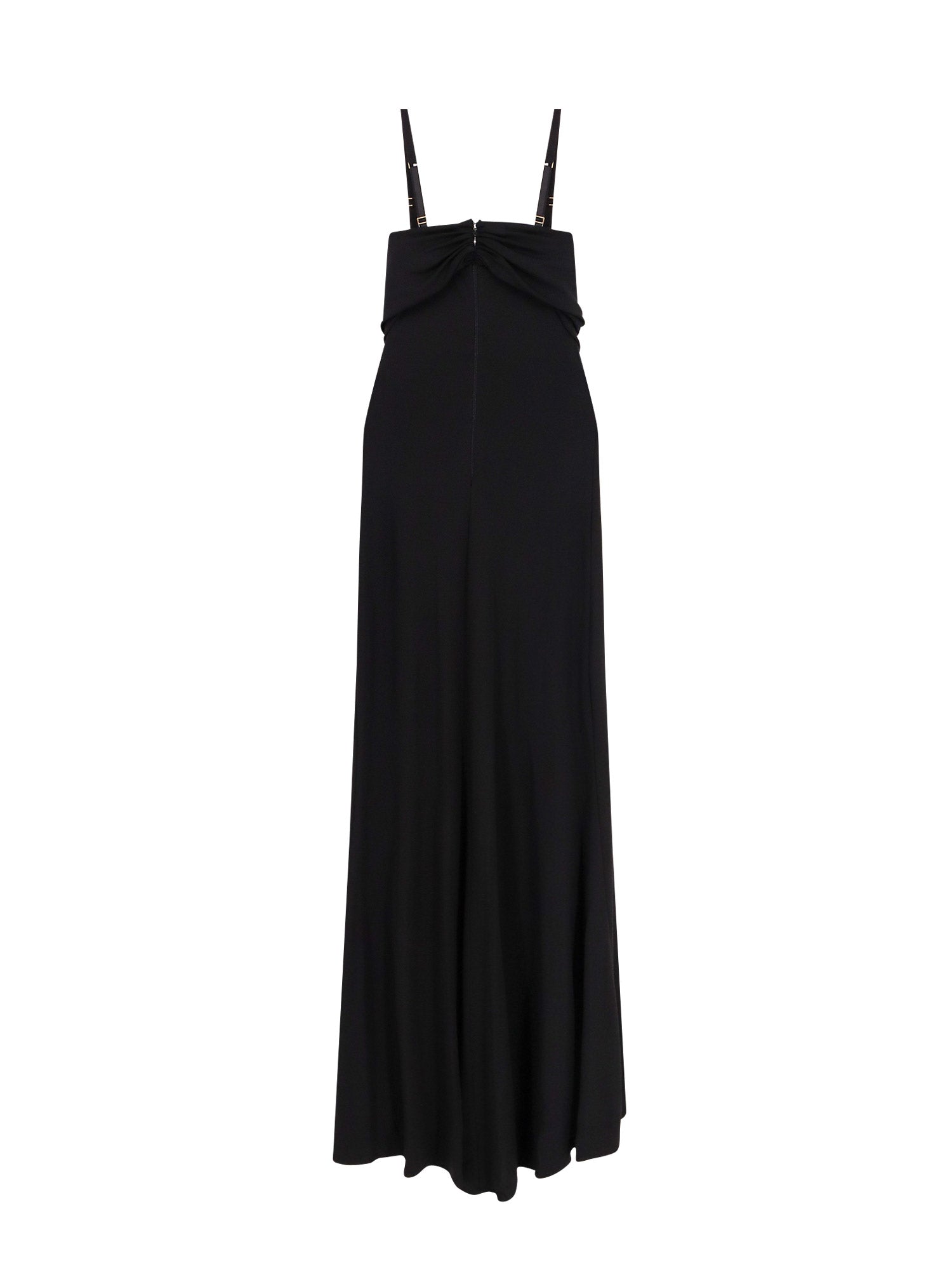 Elisabetta Franchi Dresses Black Viscose Elastan