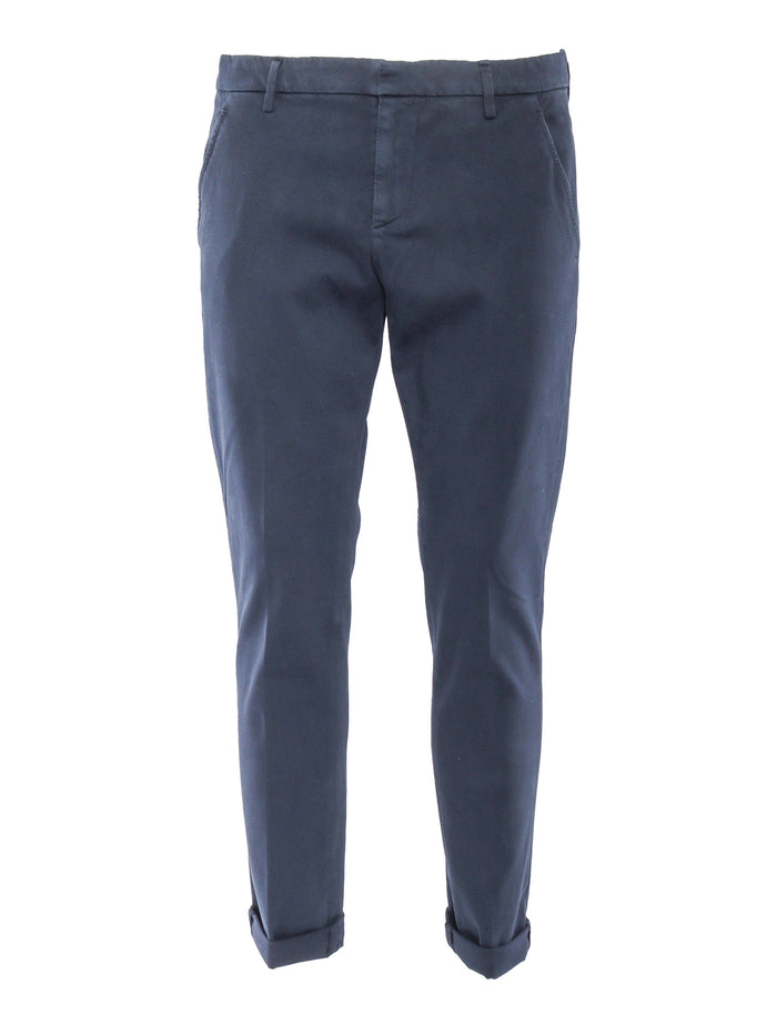 Gaubert Pants Blue Cotton Polyester Elastane Jean