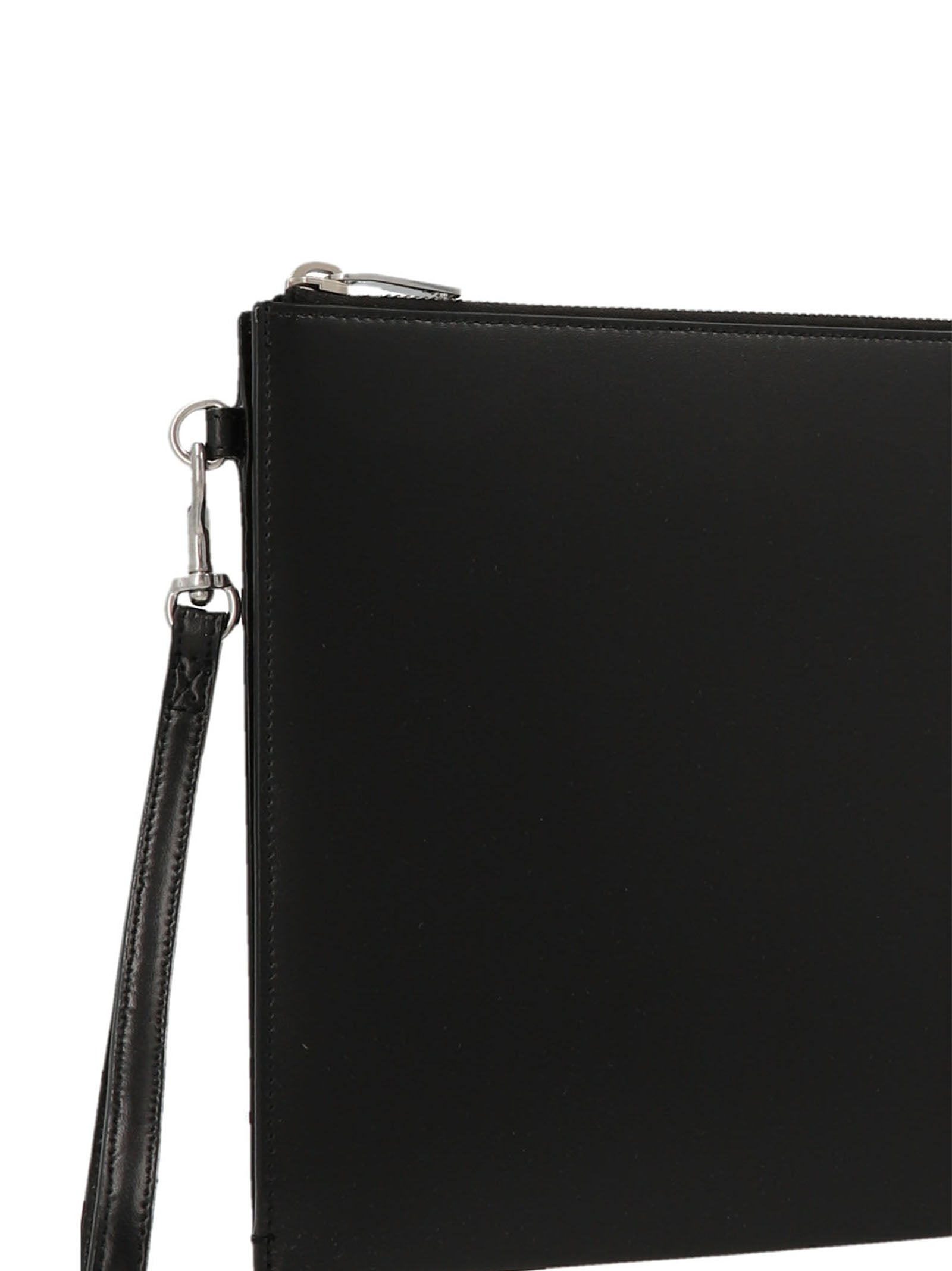 Tiny Cassandre small tablet case Black Calf Leather (bos Taurus) Hi-tech