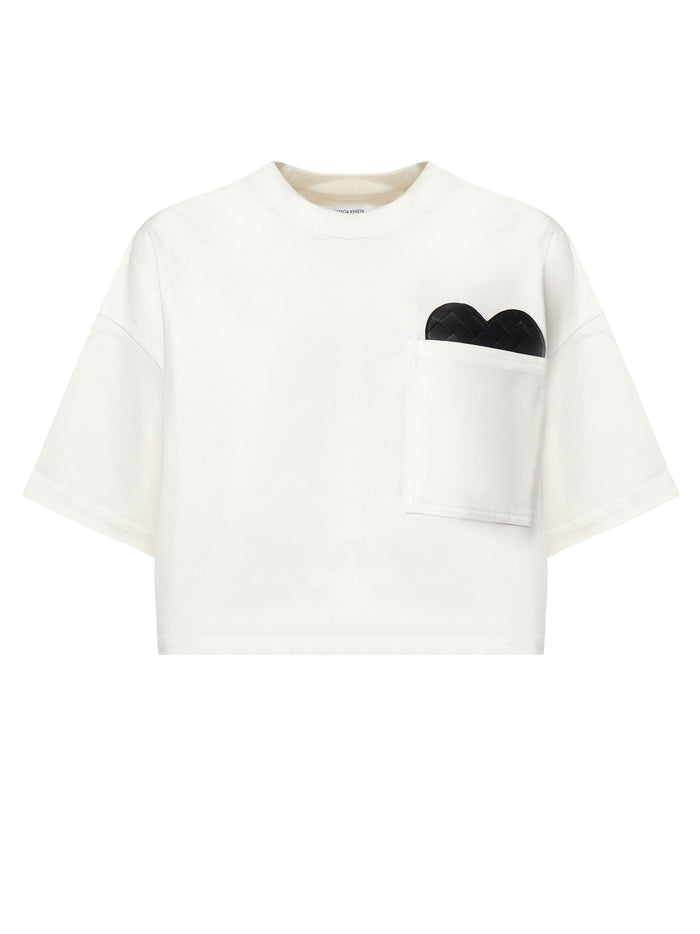 Bottega Veneta T-Shirts And Polos Chalk Cotton