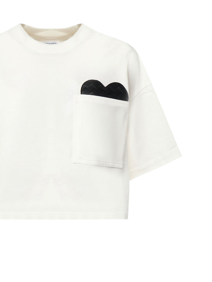 Bottega Veneta T-Shirts And Polos Chalk Cotton