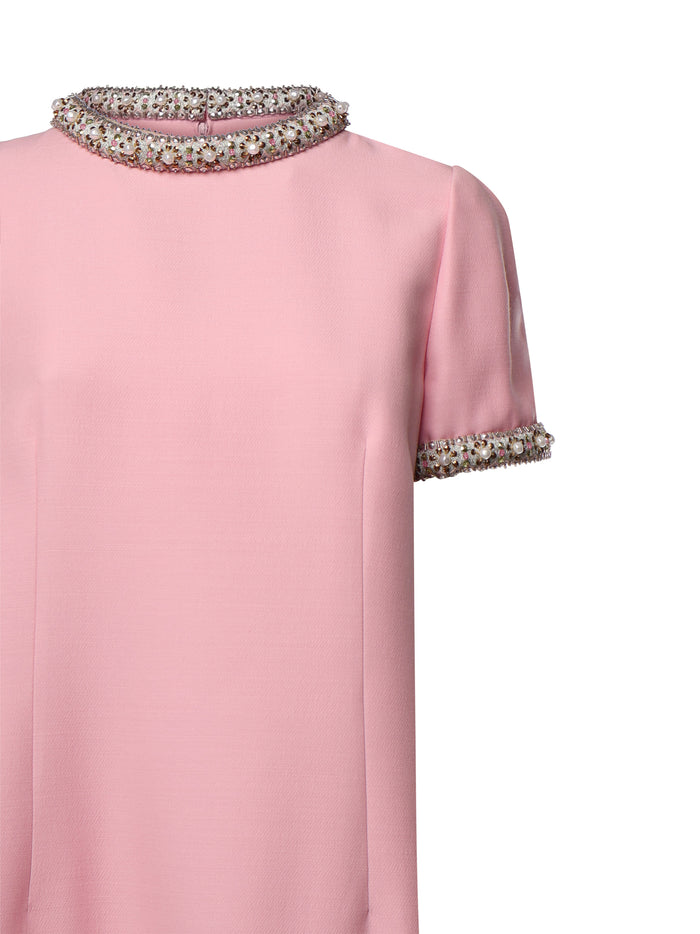 Valentino Garavani Dresses Pink Virgin Wool