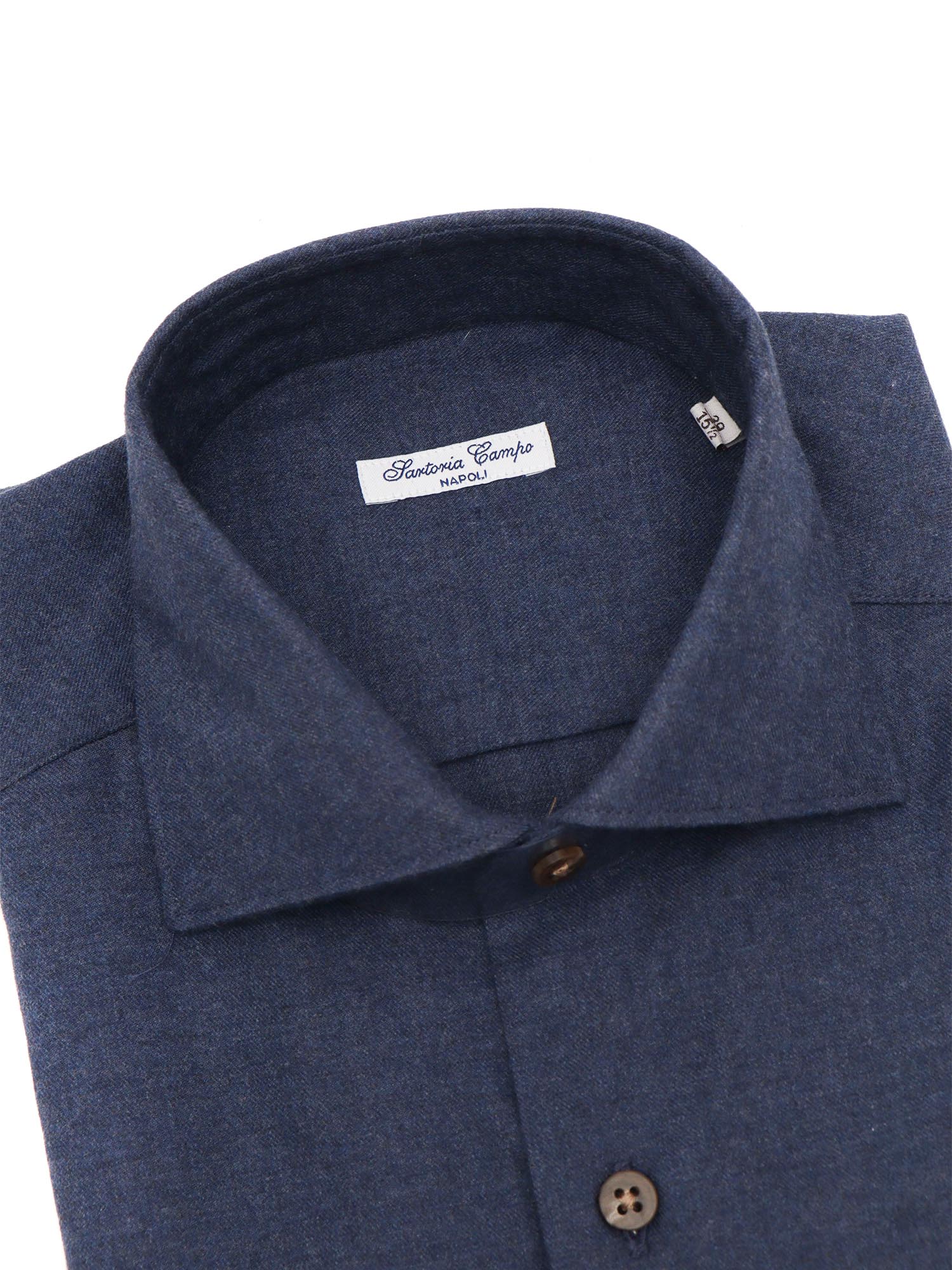 Mens Shirt Blue Cotton