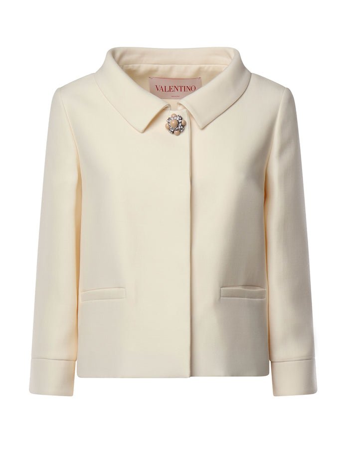 Valentino Garavani Jackets White Virgin Wool