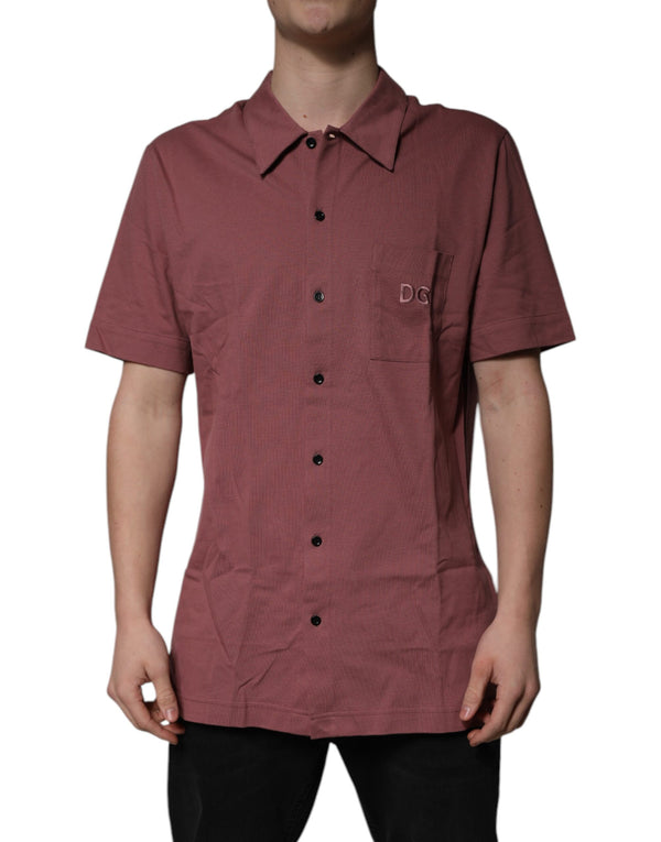 Dolce & Gabbana 100% Cotton; lining 100% Viscose shirt in pink