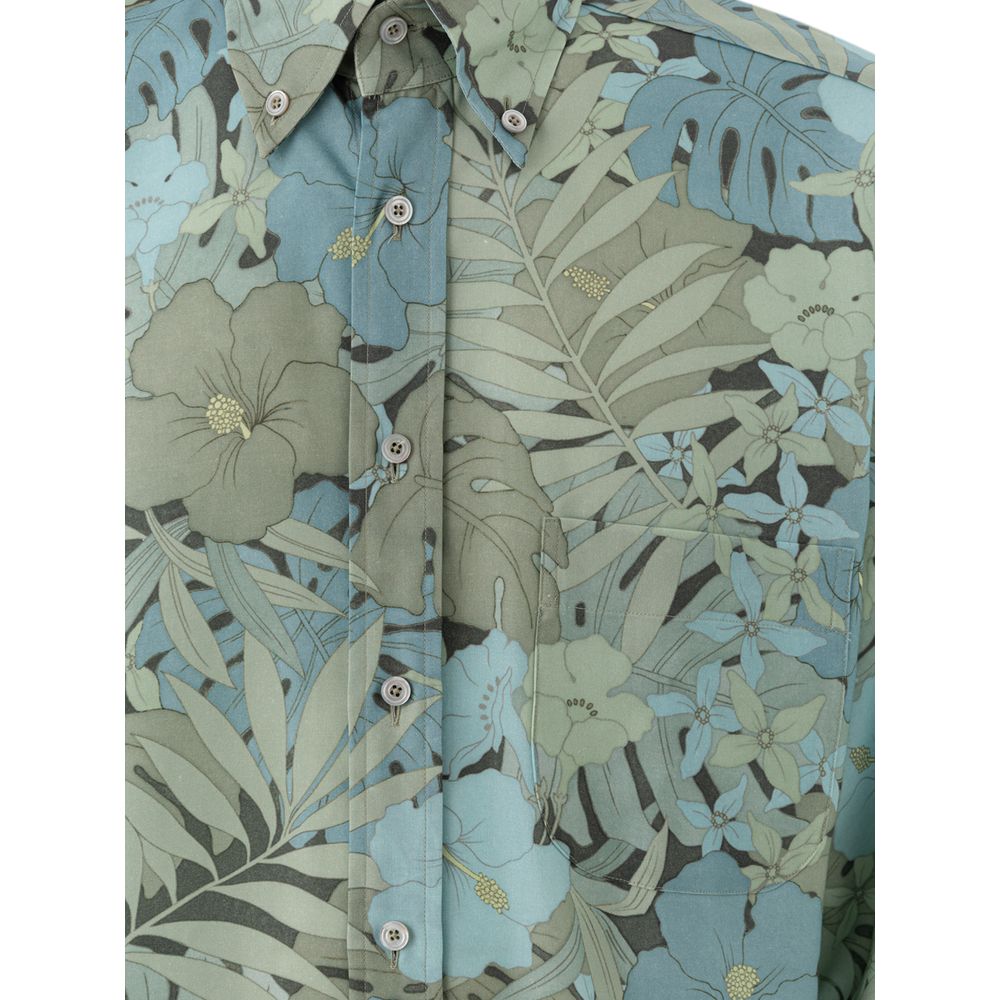 Tom Ford 100% Lyocell shirt in blue — view 3