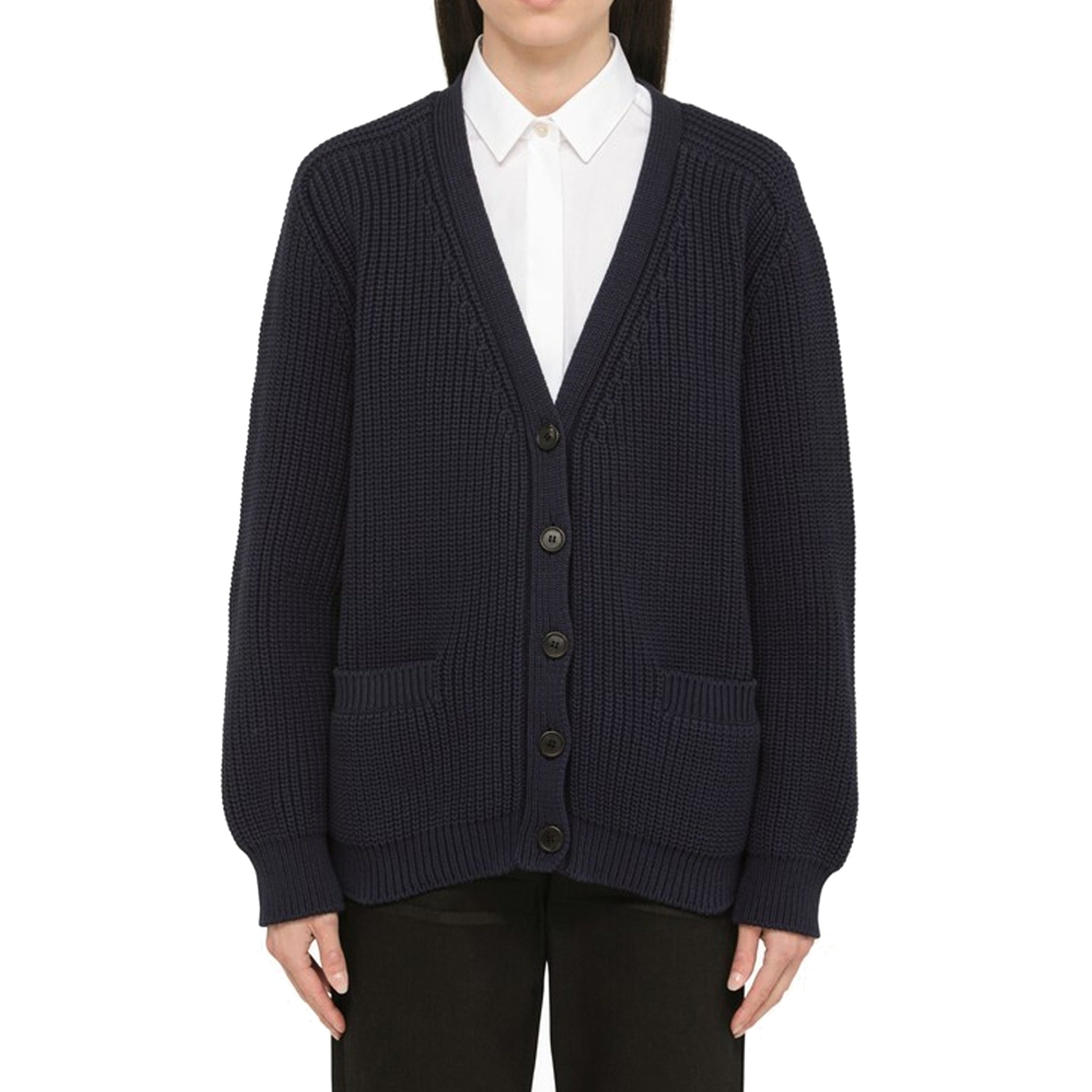 Cotton Cardigan Blue