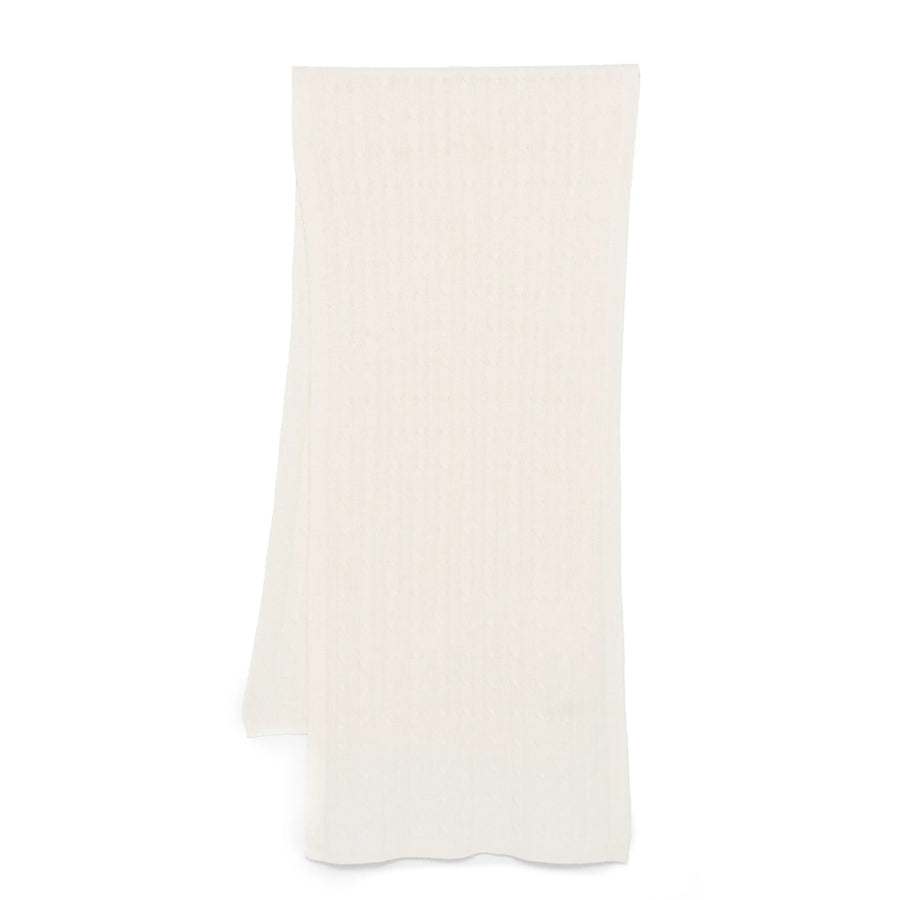 Lady Anne Cashmere Scarf White