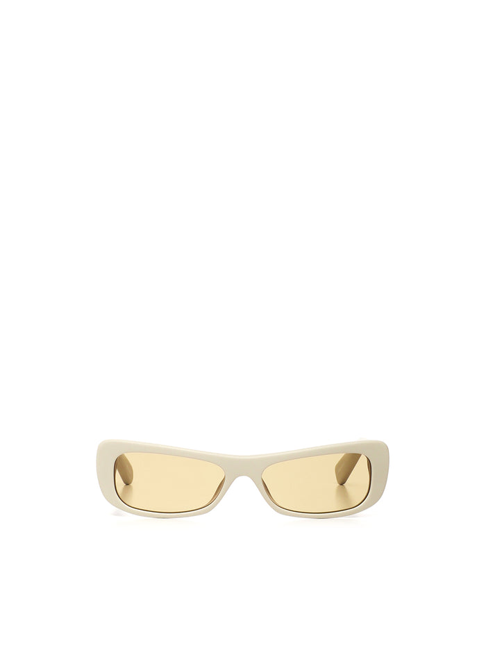 Jacquemus Sunglasses White Acetate