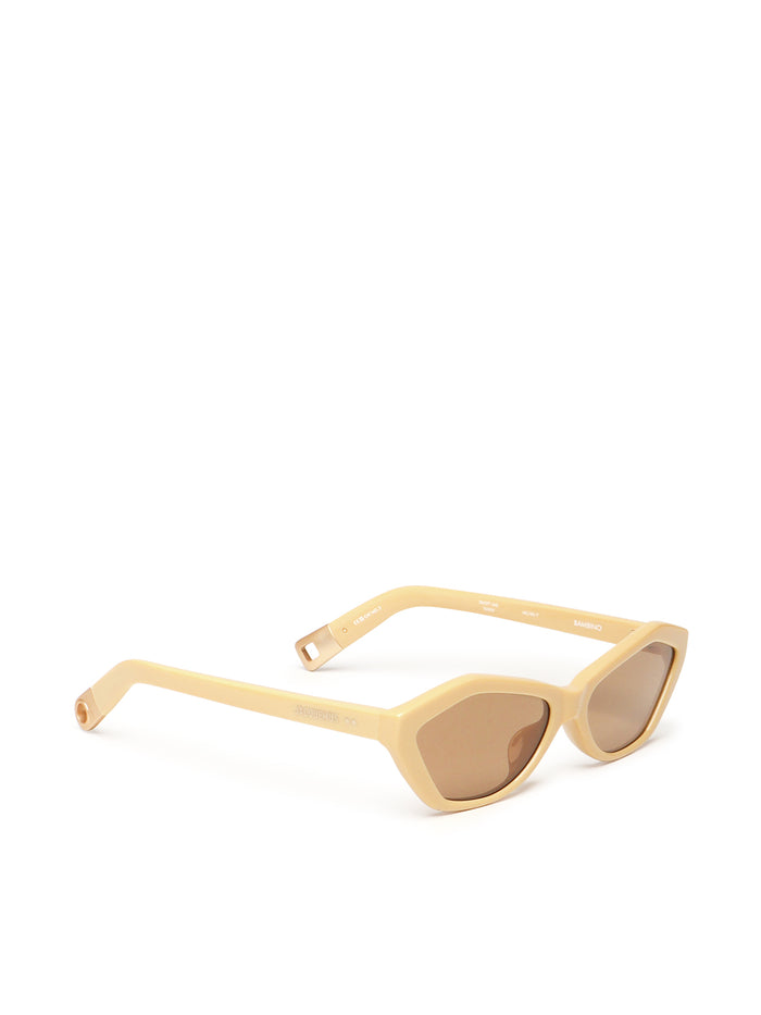 Jacquemus Sunglasses Yellow Acetate