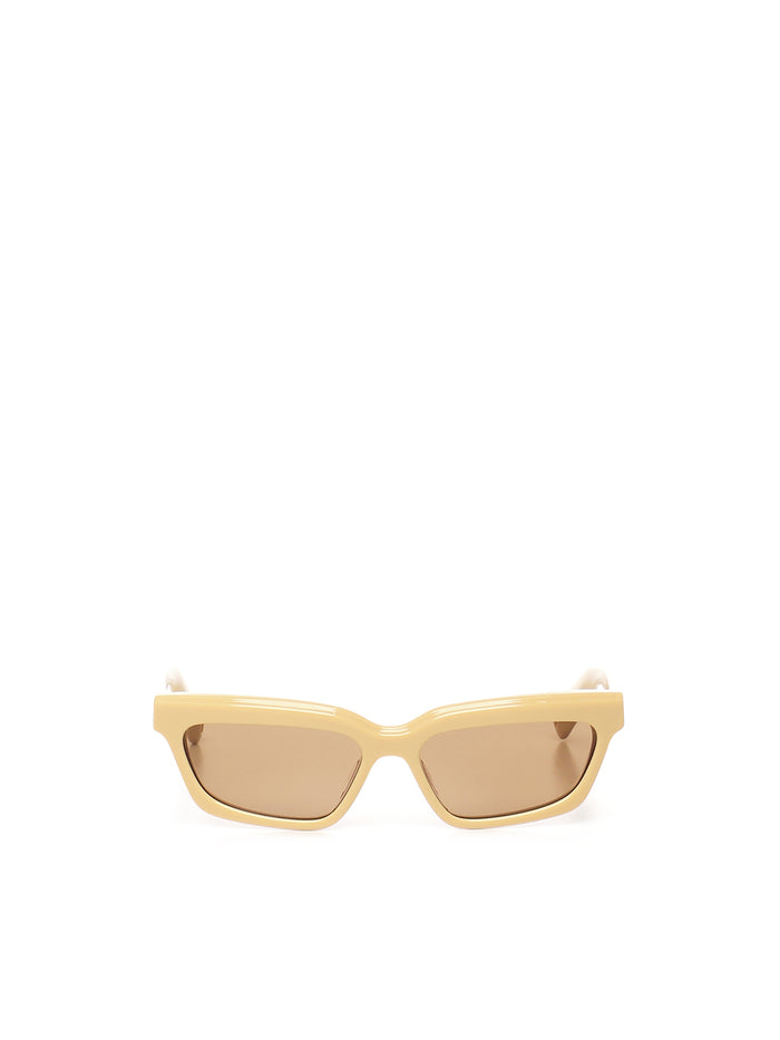 JACQUEMUS Sunglasses Yellow Acetate