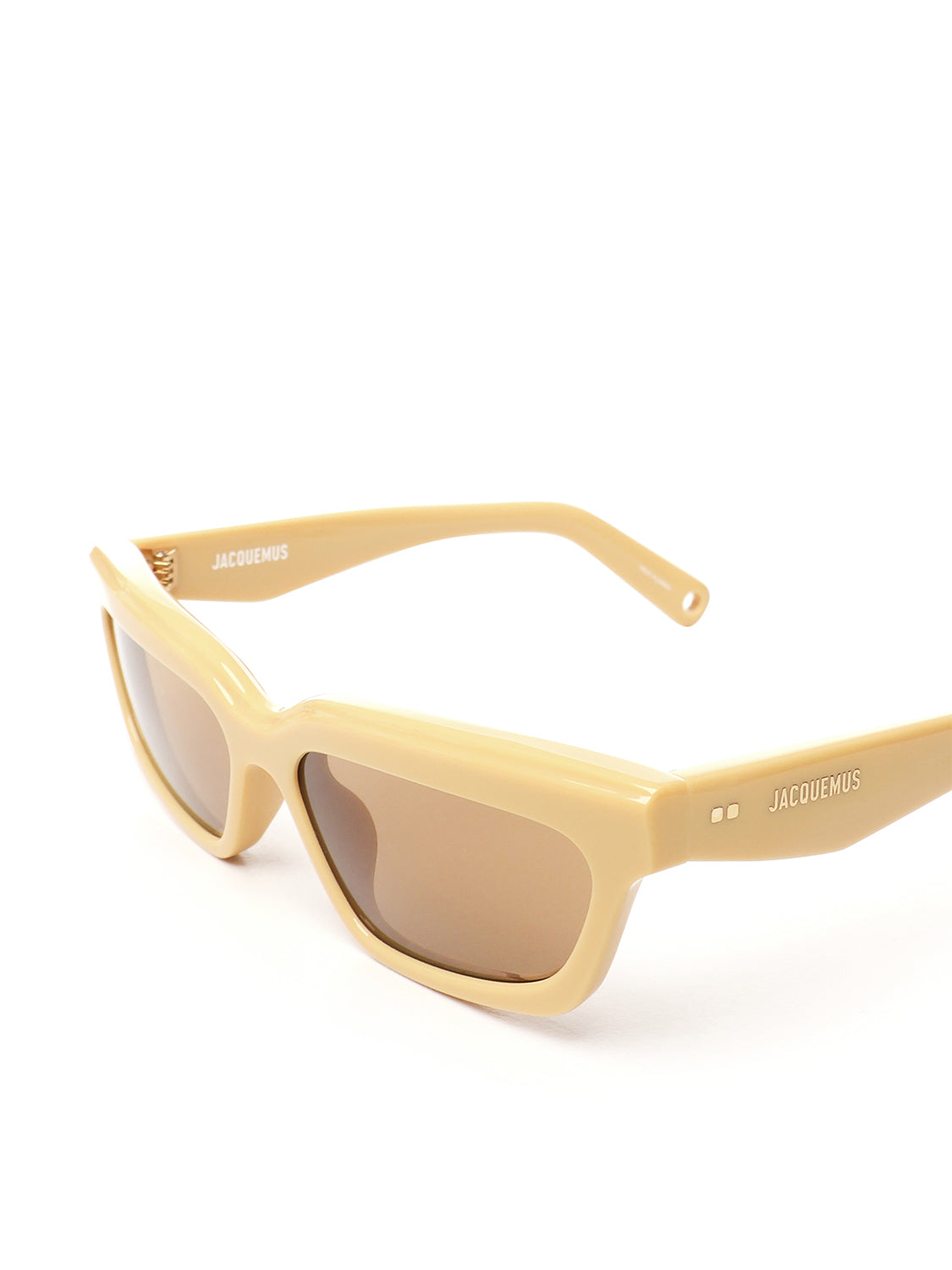 JACQUEMUS Sunglasses Yellow Acetate