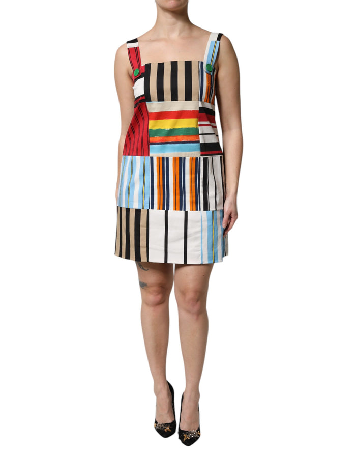 Dolce & Gabbana 97% cotton dress in multicolor