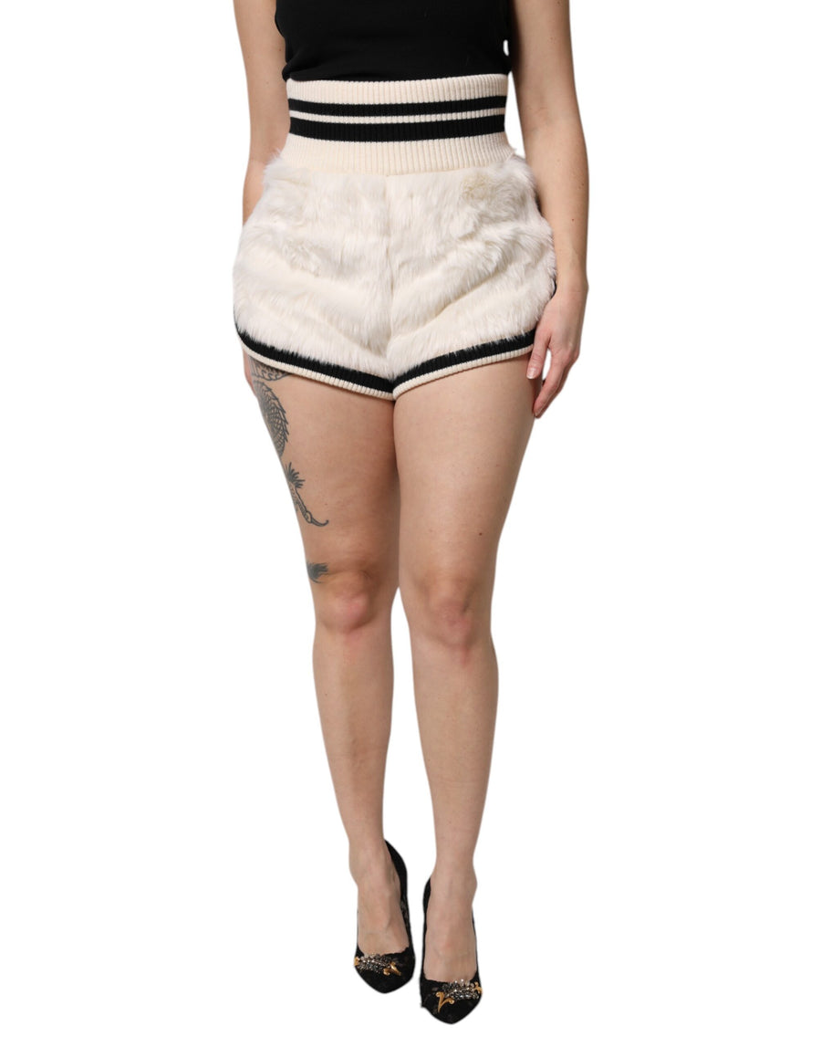 Dolce & Gabbana 85% Acrylic shorts in white
