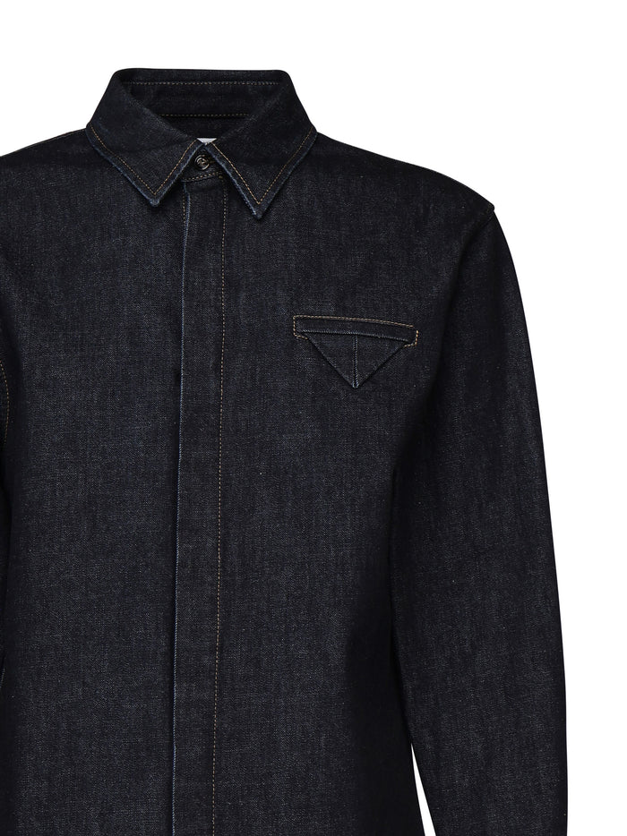 Bottega Veneta Shirts Indigo Cotton
