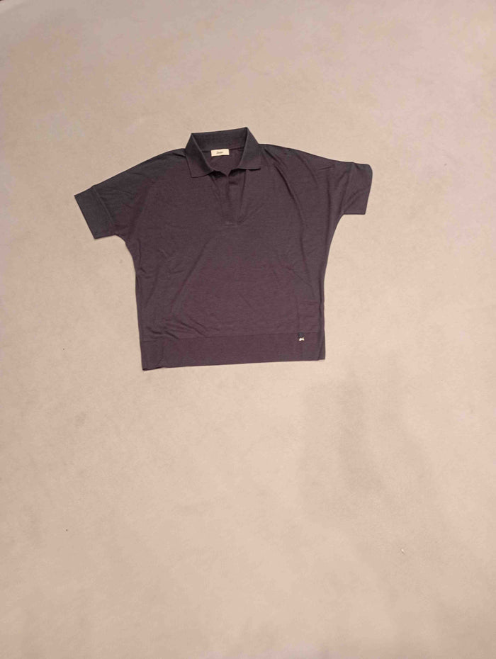 Polo Jersey Blue Cotton |