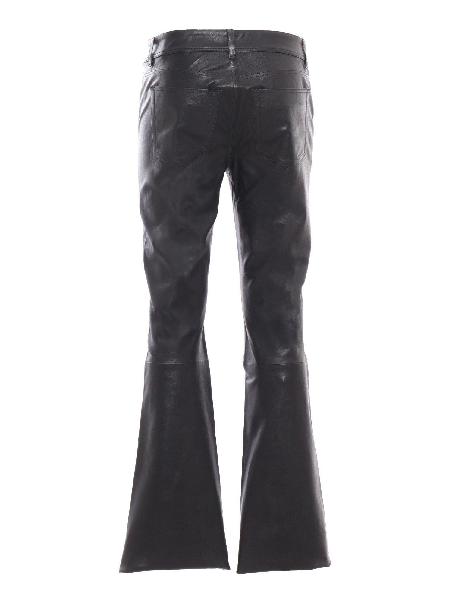 Woman Leather Pants Black