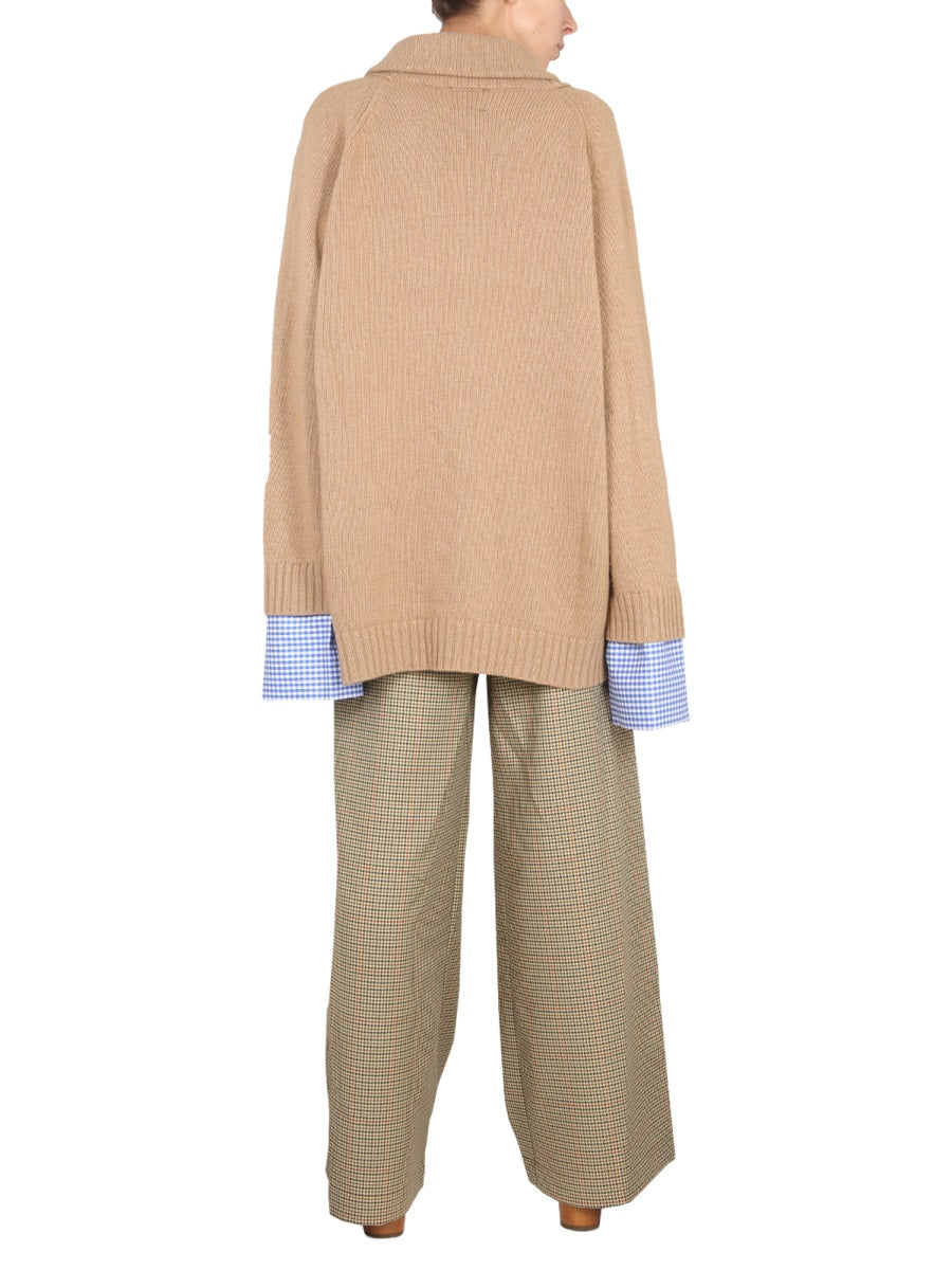 Katherine Pants Multicolour Polyester Trousers