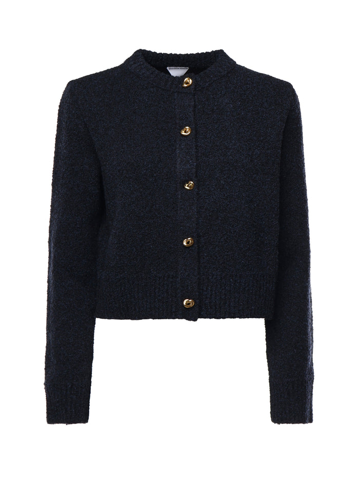 Bottega Veneta Sweaters Navy Cotton